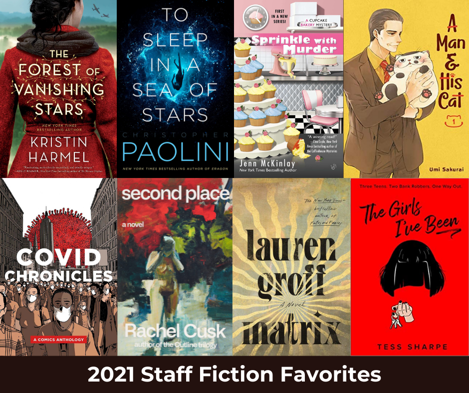 Staff Fiction Favorites from 2021 West Des Moines Public Library